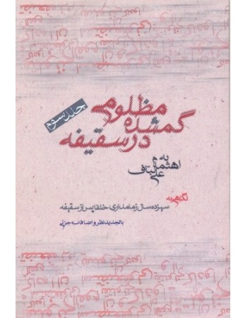  خرید کتاب مظلومی گمشده در سقیفه جلد سوم نگاهی به سیزده سال زمامداری خلفا پس از سقیفه. علی لباف.  انتشارات:   منیر.